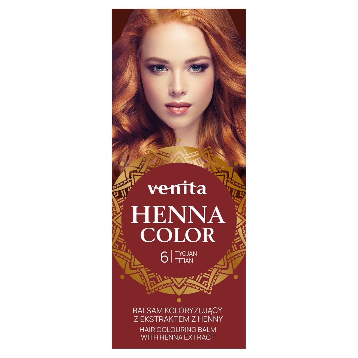 Venita Henna Color balsam koloryzujący do włosów 6 tycjan, 75 ml