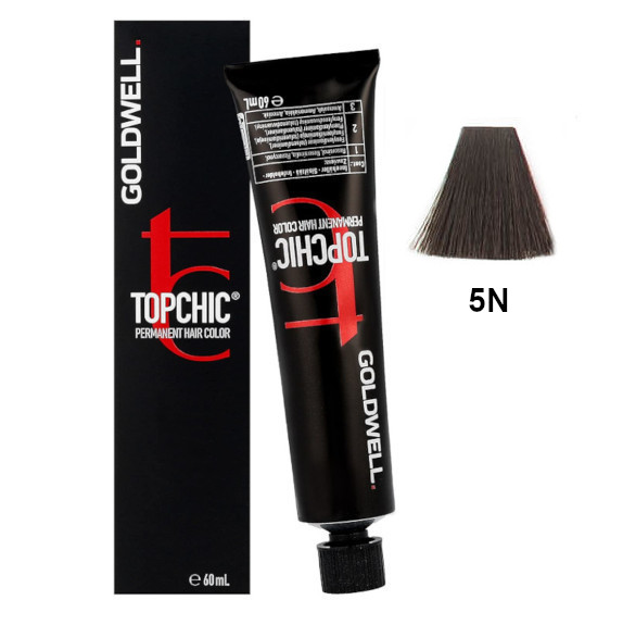 Goldwell Topchic trwała farba do włosów 5N naturalny jasny brąz, 60 ml