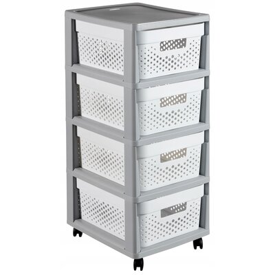 Regał CURVER Infinity 239845 Szaro-biały