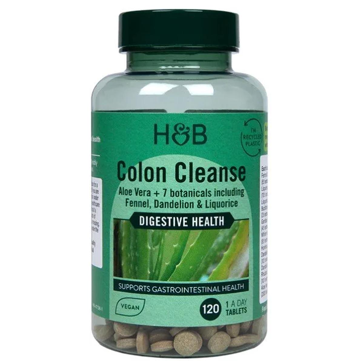 Holland & Barrett Colon Cleanse suplement diety, 120 tabl./1 opak.