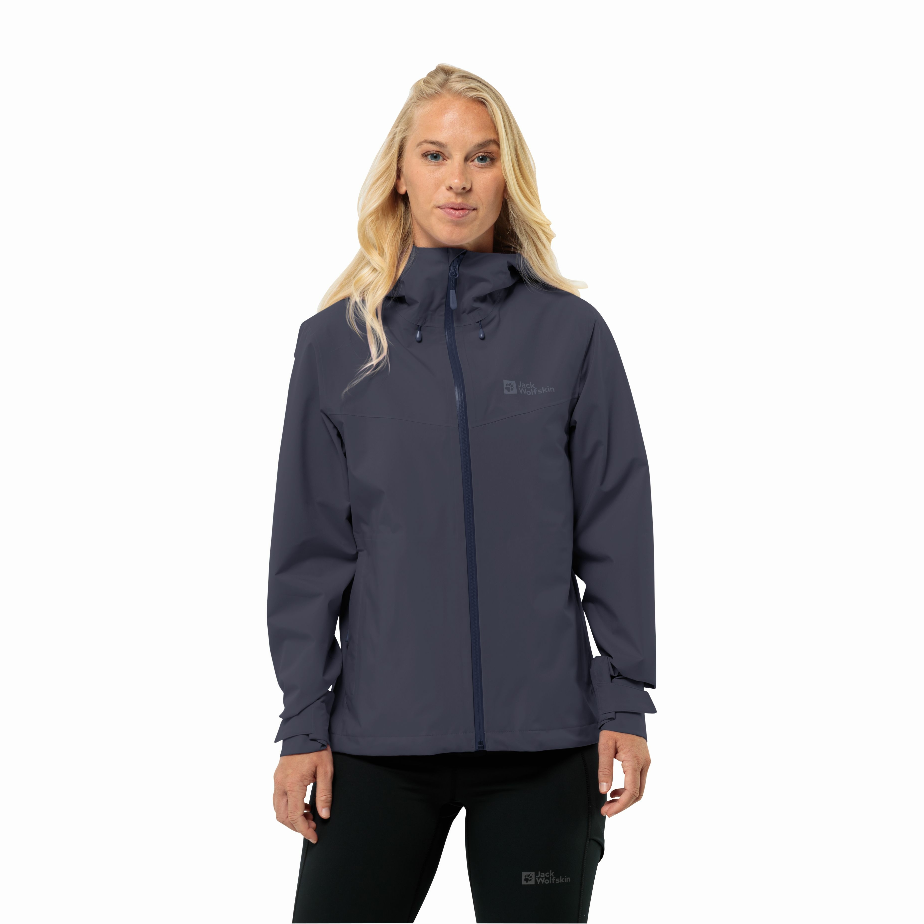 Damska kurtka przeciwdeszczowa Jack Wolfskin HIGHEST PEAK 3L JKT W graphite - S