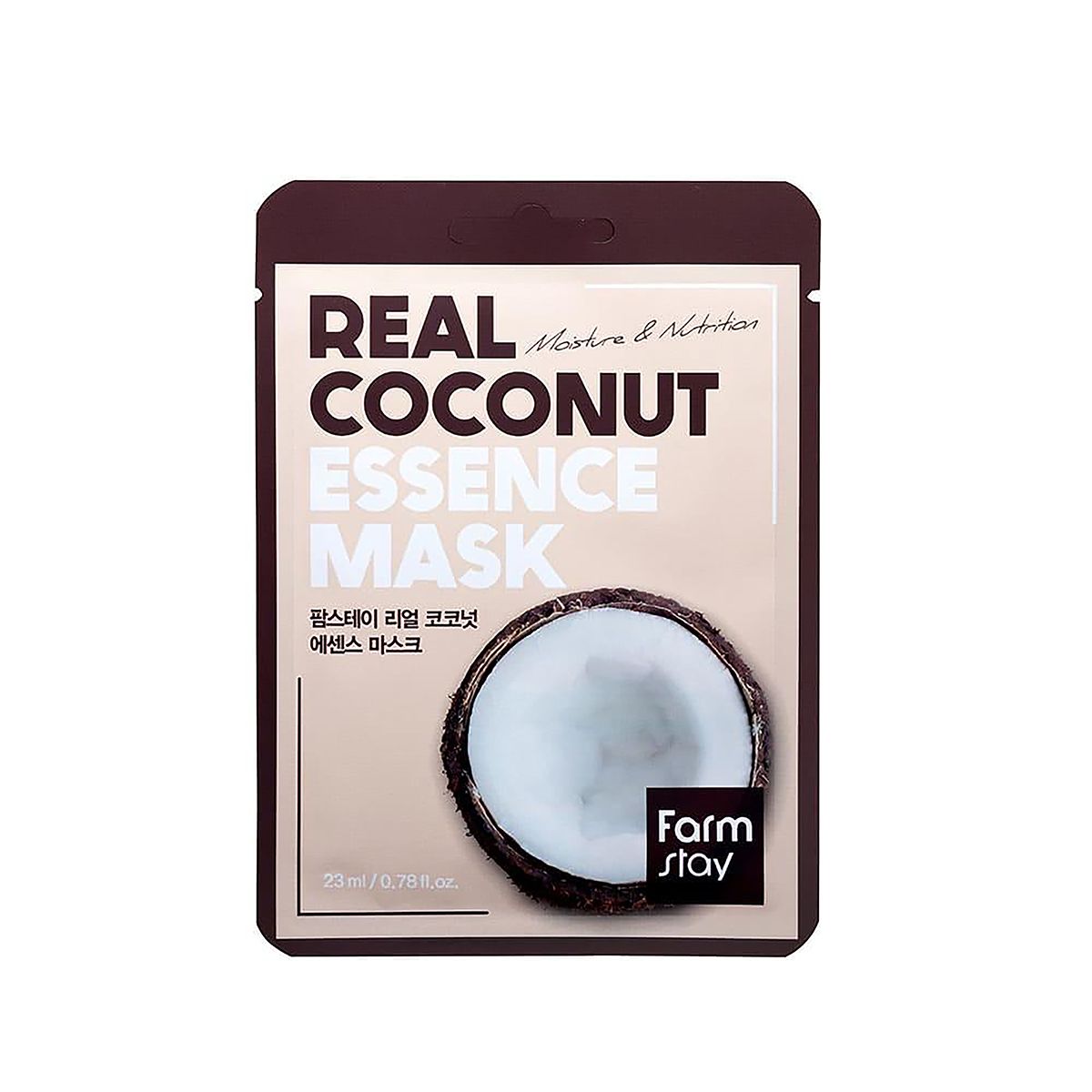 Farmstay Real Coconut Essence maska do twarzy, 23 ml
