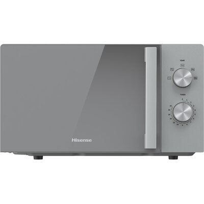 Kuchenka mikrofalowa HISENSE H20MOMP1H 700W średnica 25.5 cm pojemność 20L Auto Defrost Srebrny