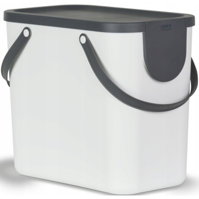 Kosz na śmieci ROTHO 1024901023 Albula 25 L Biały