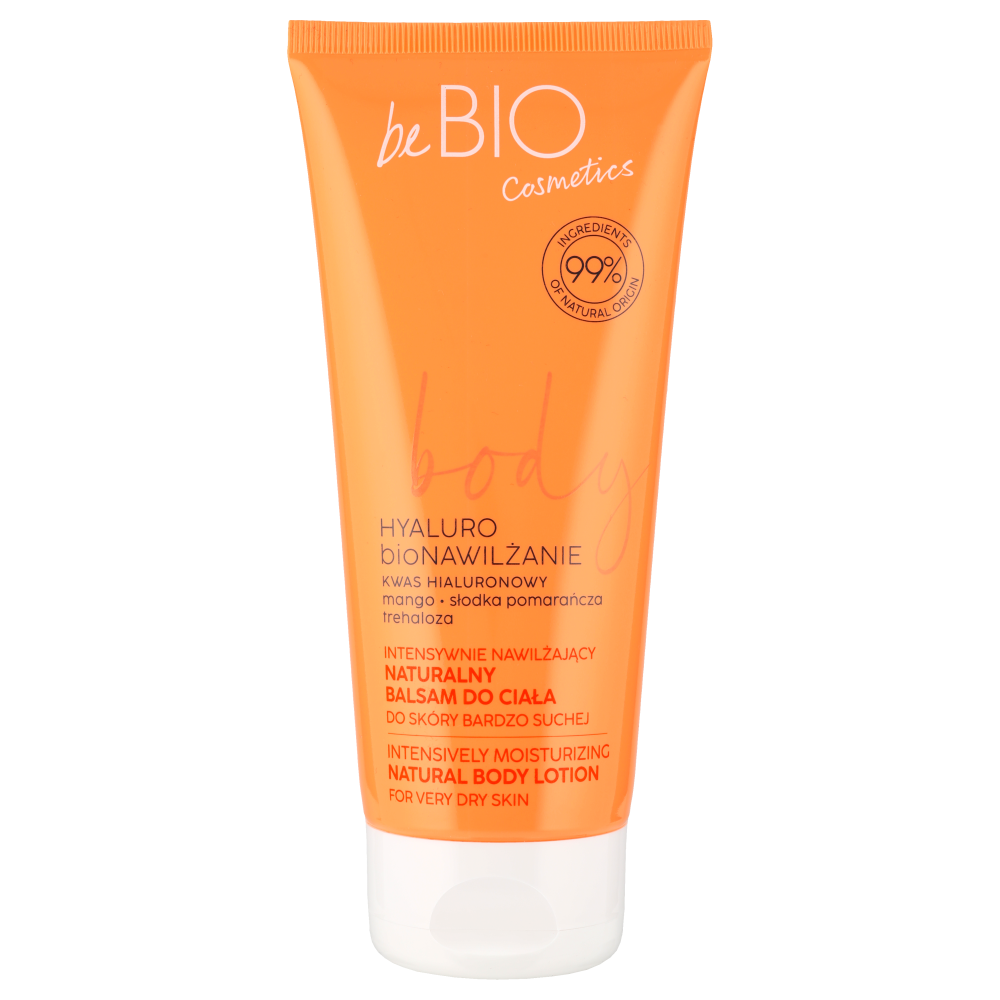 beBIO intensywnie nawilżający balsam do ciała, 200 ml