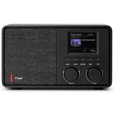 Radio PINELL Supersound 201W Cyfrowe Czarny