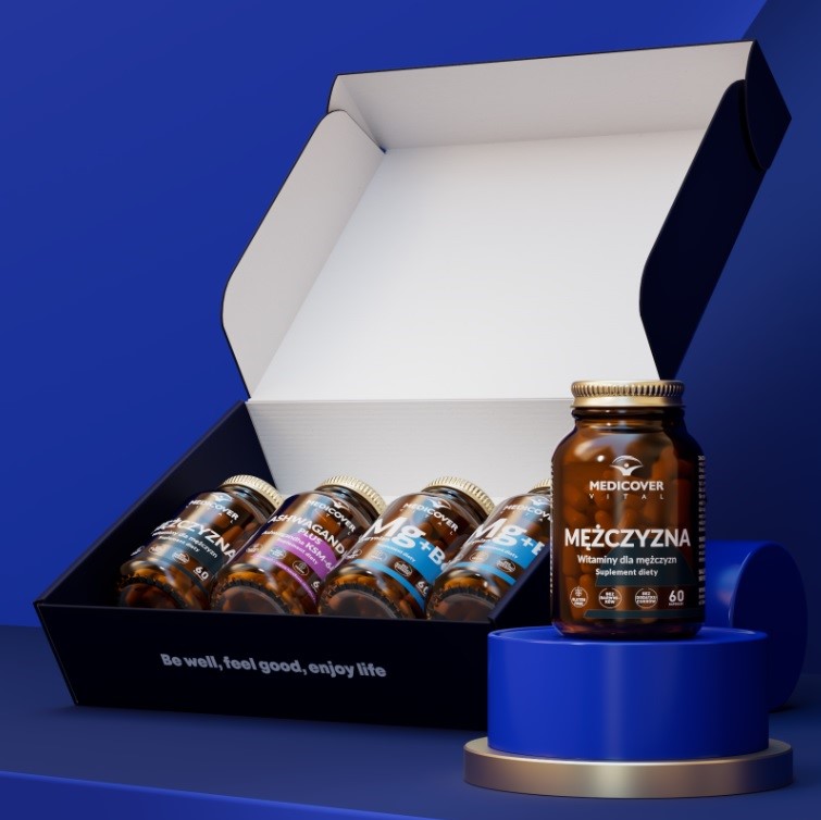 Medicover Vital MaleWay kompleksowy dwumiesięczny zestaw suplementów, 1 zest.