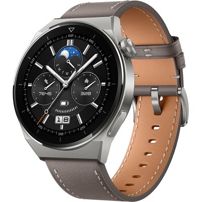 Smartwatch HUAWEI Watch GT 3 Pro Classic 46mm Srebrno-brązowy