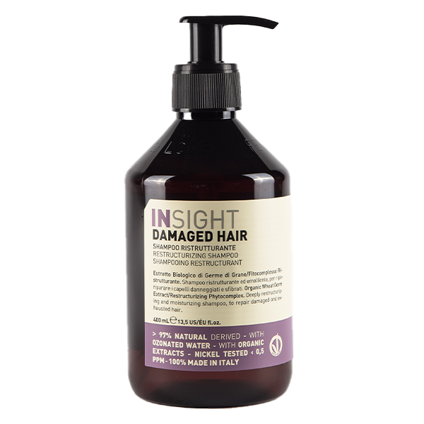 Insight Damaged Hair odbudowujący szampon do włosów zniszczonych, 400 ml