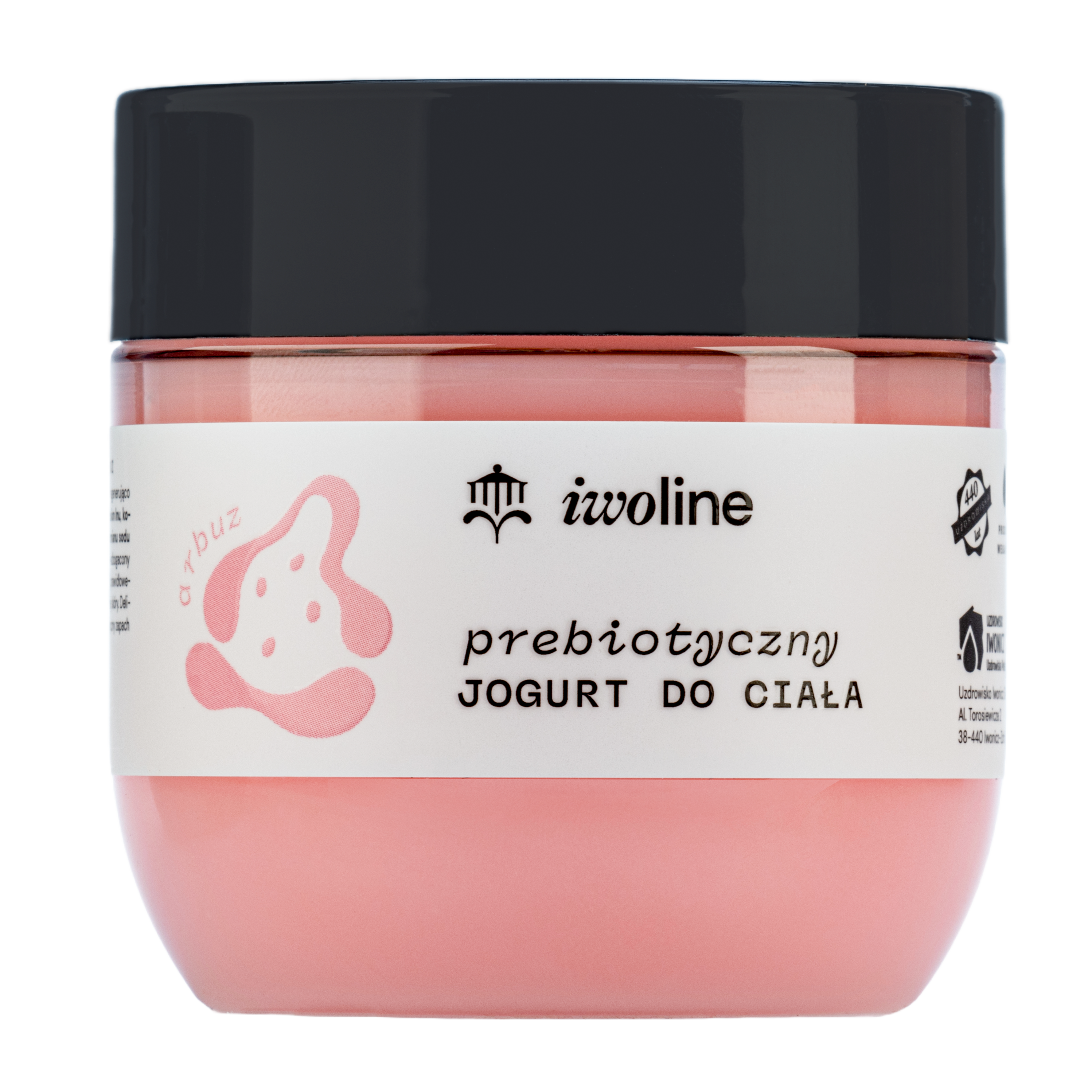 Iwoline prebiotyczny jogurt do ciała - arbuz, 200 ml