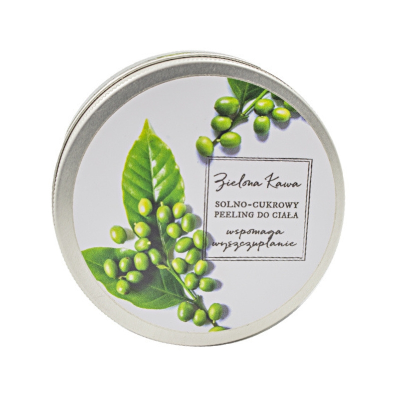 Soap&Friends solno-cukrowy peeling do ciała zielona kawa, 220 g