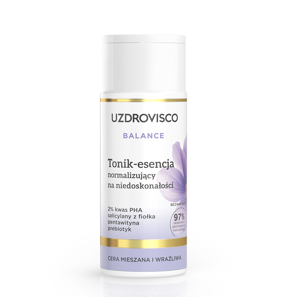 Uzdrovisco BALANCE tonik-esencja normalizujący na niedoskonałości, 150 ml 