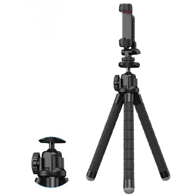 Statyw APEXEL APL-JJ025 + Adapter GoPro Czarny