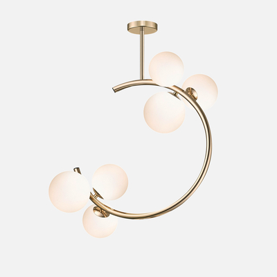 Lampa sufitowa kule złota MOLECULE 54 cm