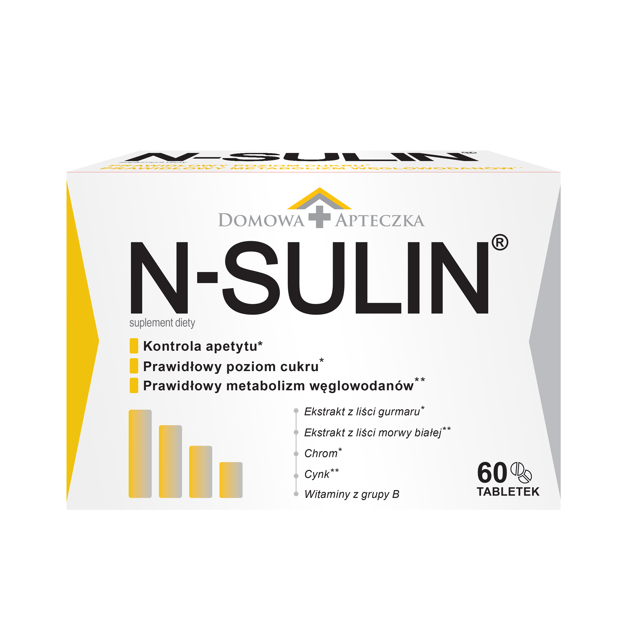 Domowa Apteczka N-sulin suplement diety, 60 kaps./1 opak.