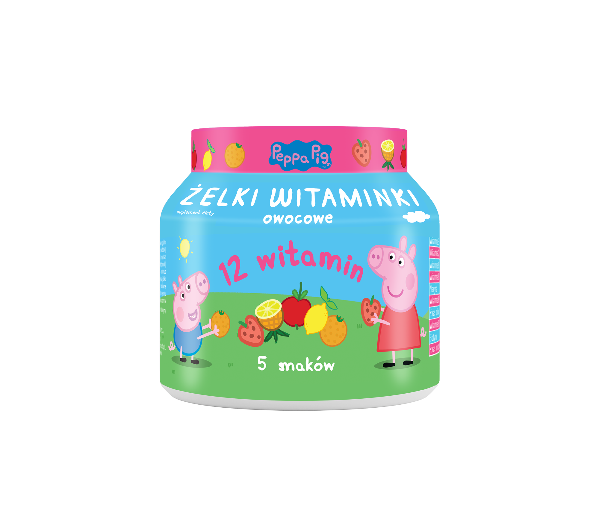 Domowa Apteczka suplement diety żelki witaminki świnka Peppa, 60 szt./1 opak.