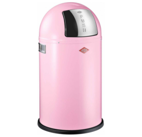 Wesco - Kosz na śmieci 22L Pushboy Junior różowy