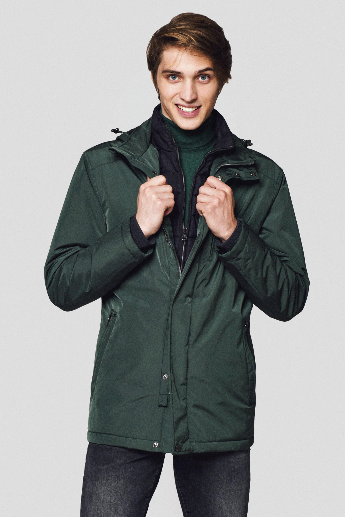 Lancerto Kurtka Parka Zielona Cedar