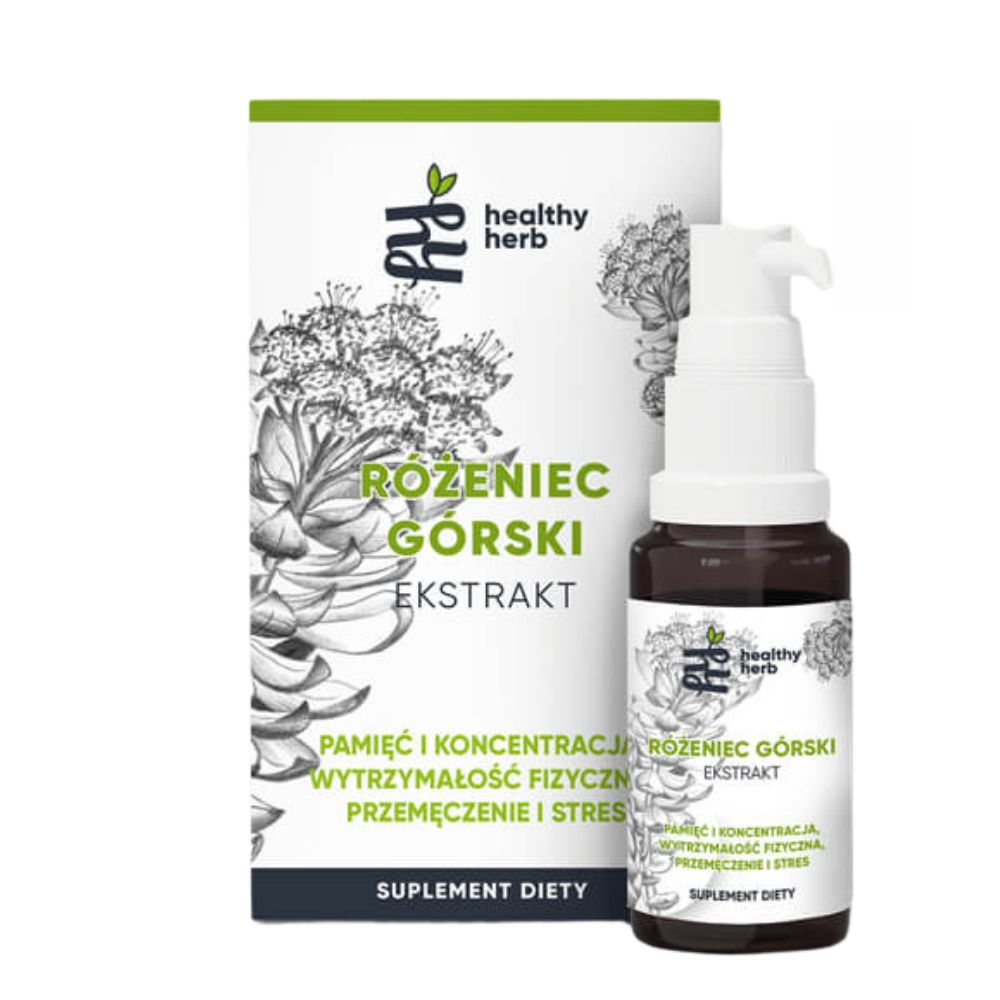Healthy Herb Adaptogen suplement diety ekstrakt z różeńca górskiego, adaptogen, 30 ml