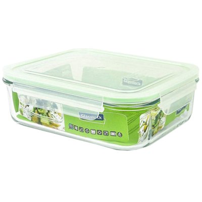 Pojemnik szklany GLASSLOCK MCRB-200 2 L Zielony