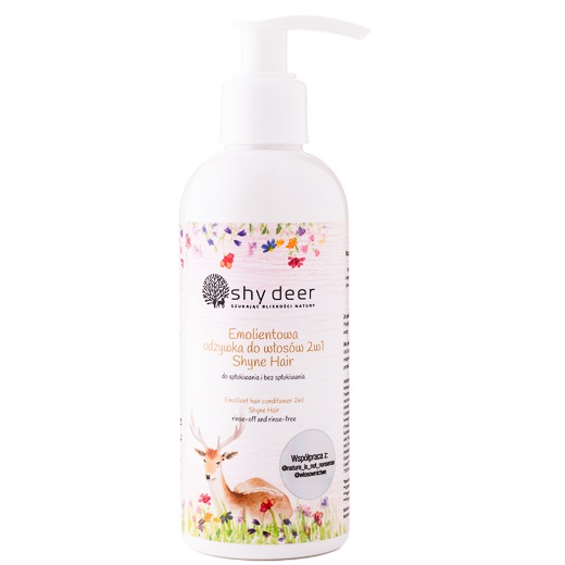 Shy Deer Shyne Hair emolientowa odżywka do włosów 2w1 do spłukiwania i bez spłukiwania, 200 ml