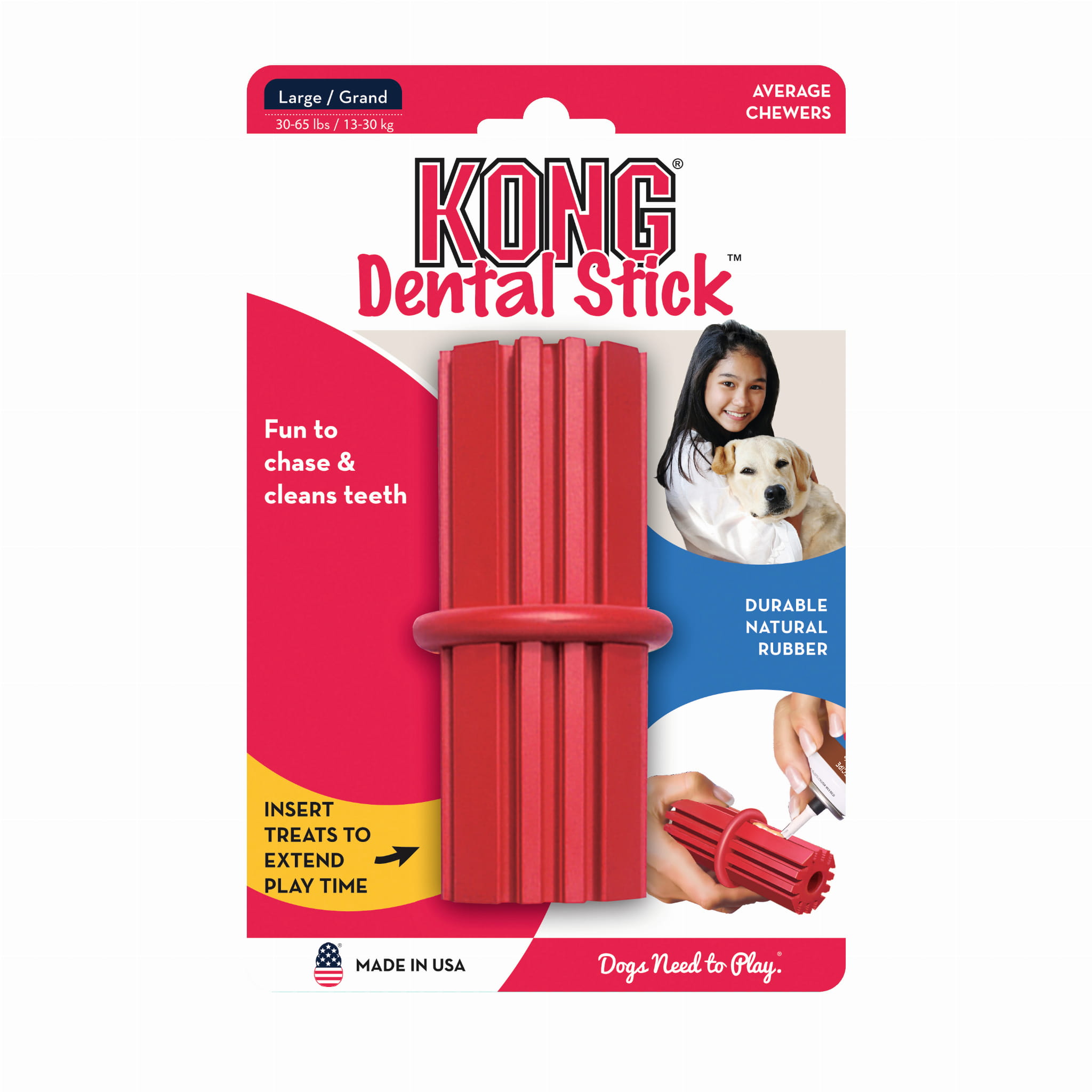 KONG® zabawka dla psa Dental Stick rozmiar M