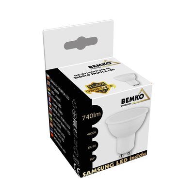 Żarówka LED BEMKO Samsung Inside D84-SLB-GU10-APM-080-4K 8W GU10