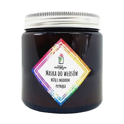 Nowa Kosmetyka Różą i Miodem Płynąca maska do włosów, 120 ml