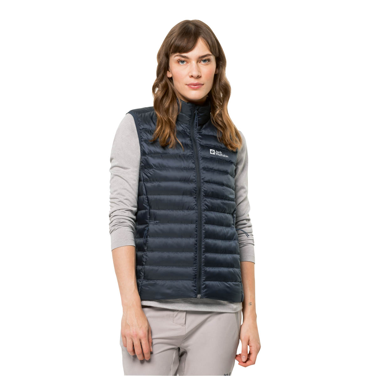 Damska kamizelka puchowa Jack Wolfskin PACK & GO DOWN VEST W night blue - XS