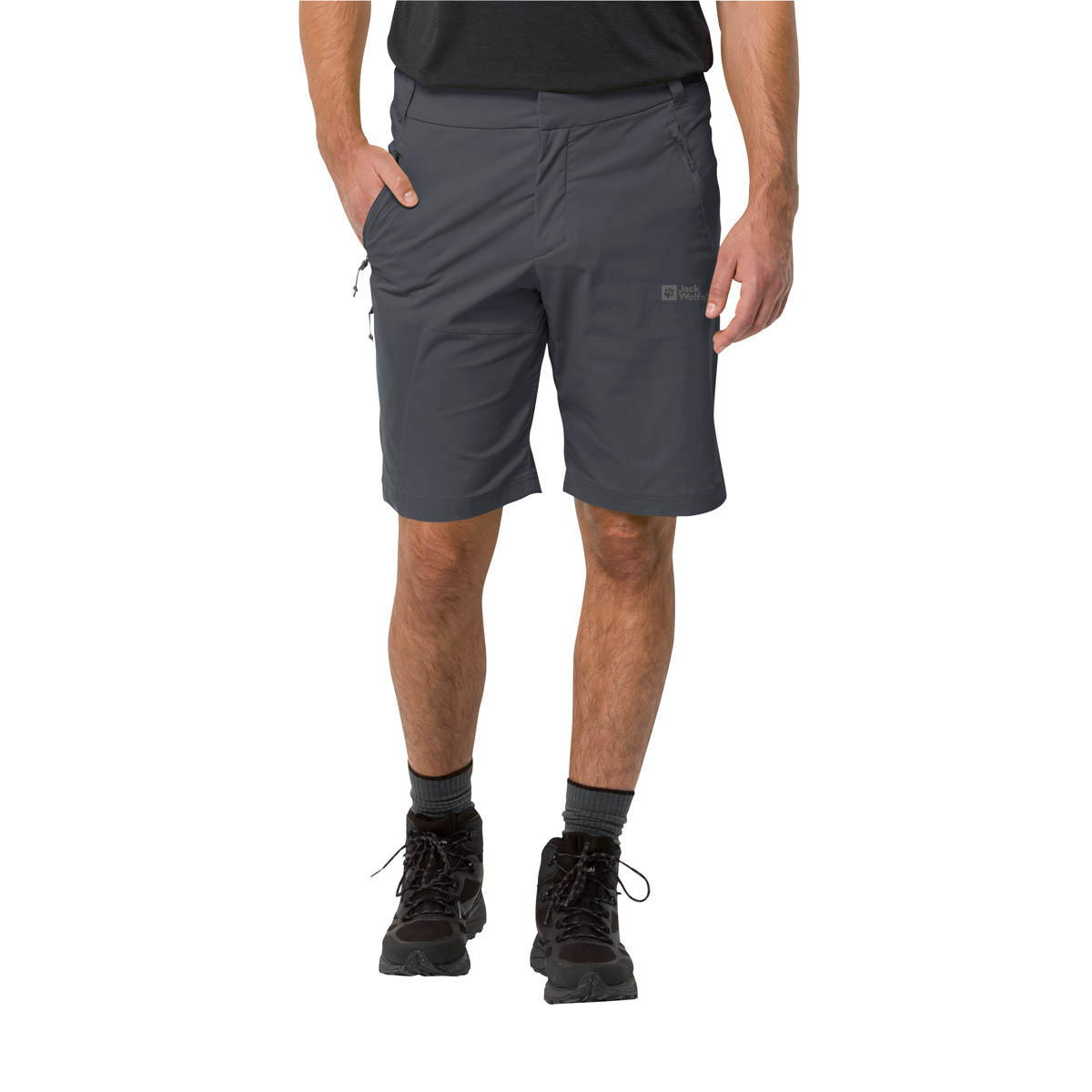Krótkie spodenki męskie Jack Wolfskin GLASTAL SHORTS M phantom - 48