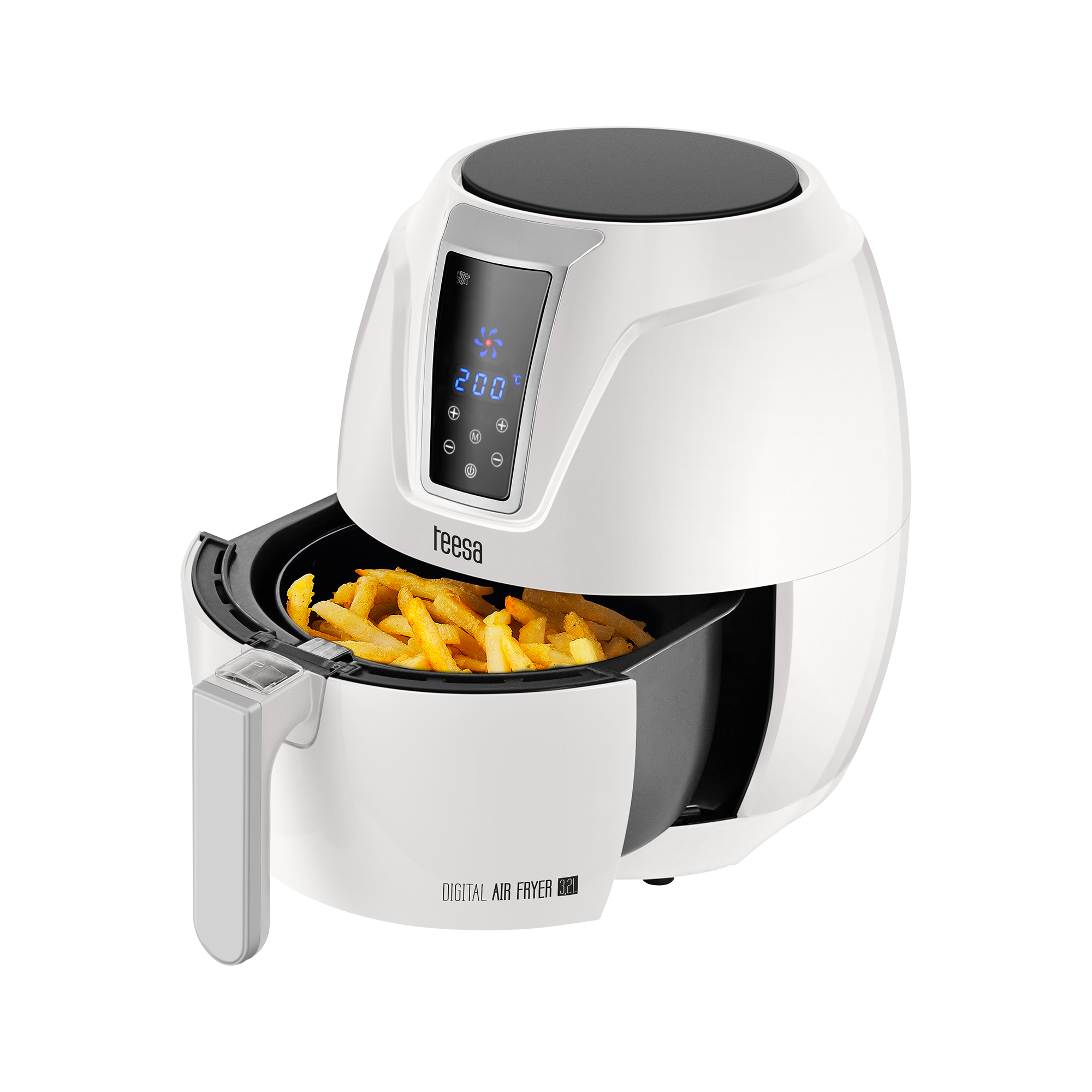 Frytkownica beztłuszczowa DIGITAL AIR FRYER WHITE