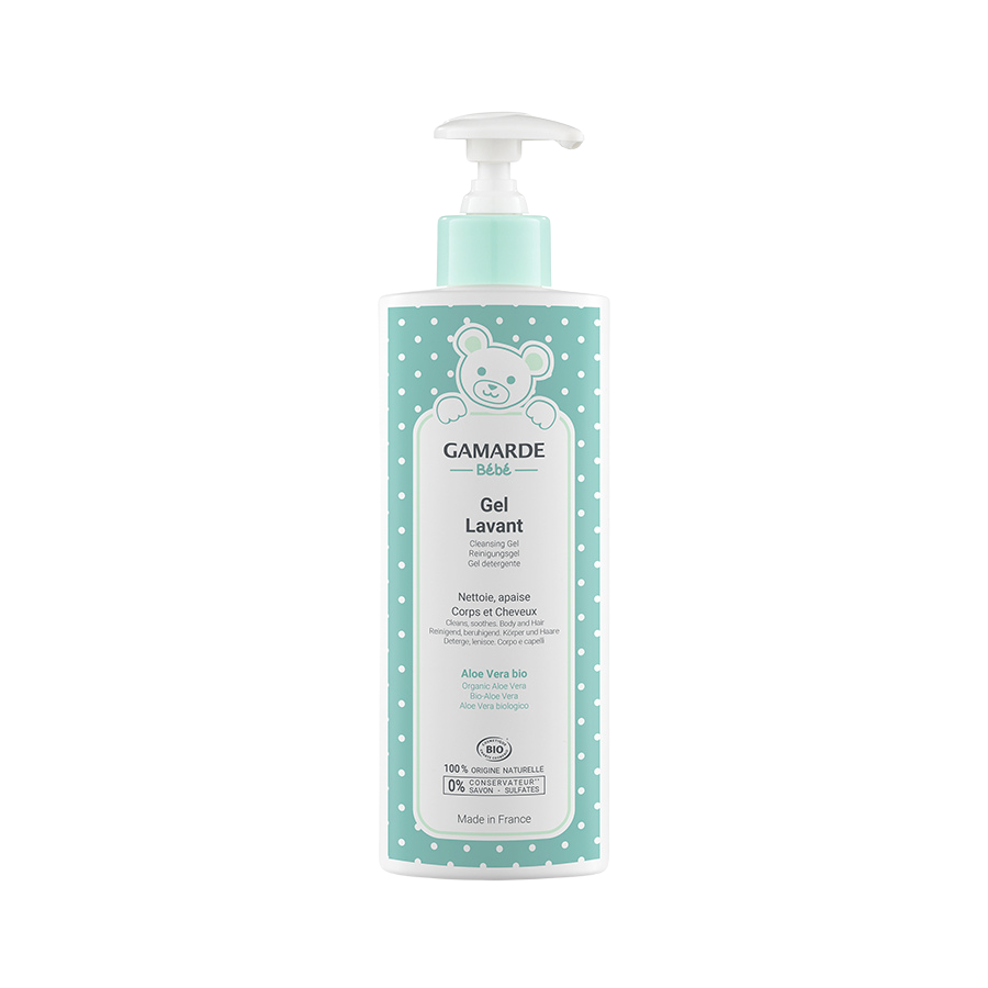 Gamarde Baby żel do mycia ciała i włosów, 400 ml