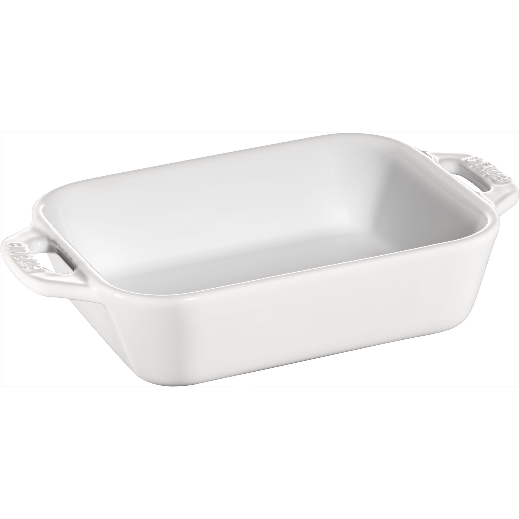 Staub - Prostokątny półmisek ceramiczny Cooking 400 ml biały