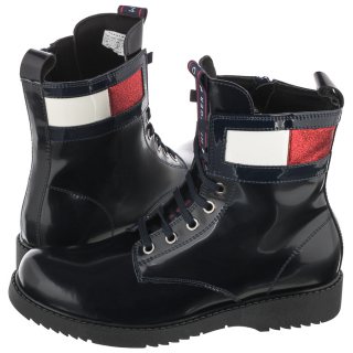 Glany Tommy Hilfiger Lace-Up Boot T4A5-30841-1005 800 Blue