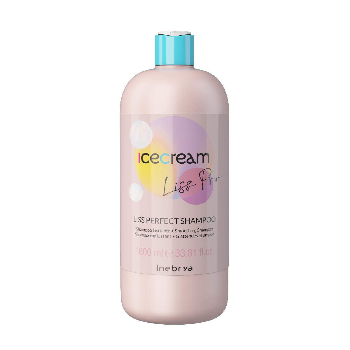 Inebrya Ice Cream Liss-Pro szampon wygładzający włosy, 1000 ml