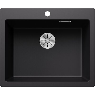 Zlewozmywak jednokomorowy BLANCO Pleon 6 525953 Czarny 51x61.5