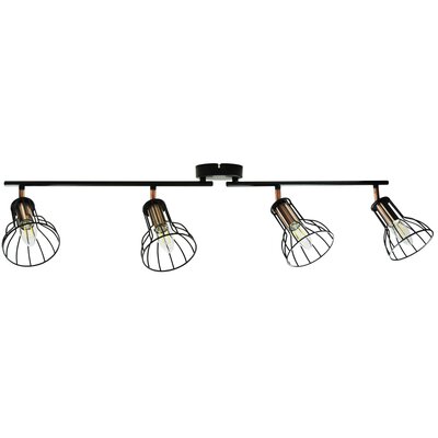 Lampa sufitowa GOLDLUX Sofia-4 310965 Czarno-miedziany