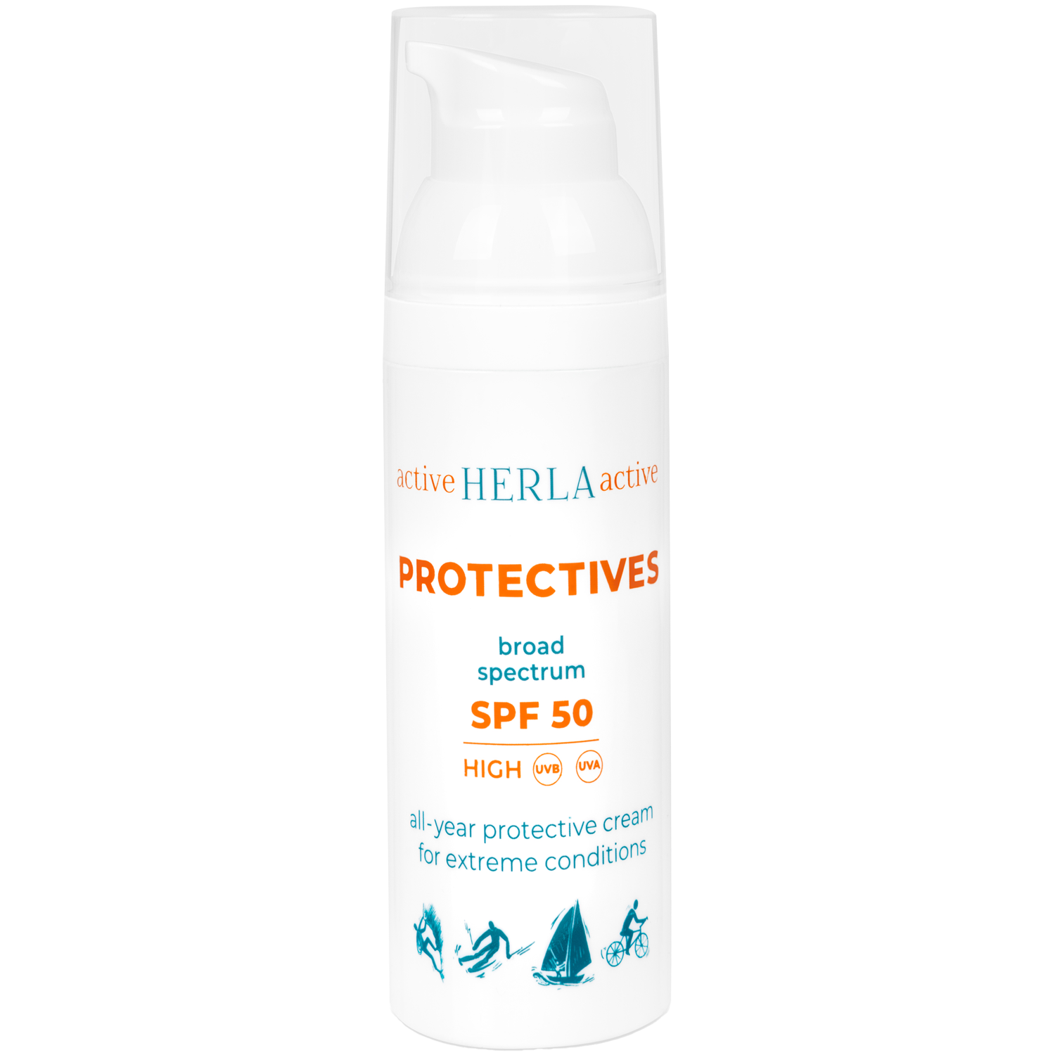 Herla Protectives krem całoroczny dla ochrony skóry w ekstremalnych warunkach pogodowych SPF50, 50 ml