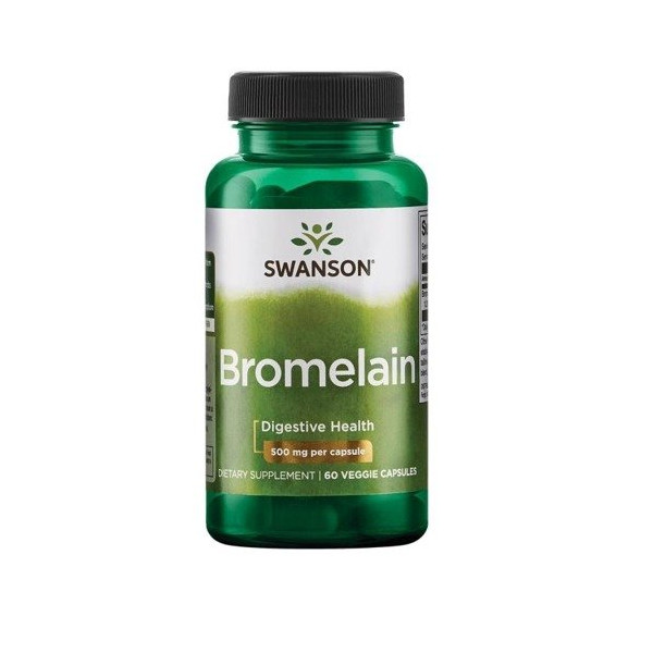 Swanson Bromelain suplement diety, 60 kaps./1 opak.