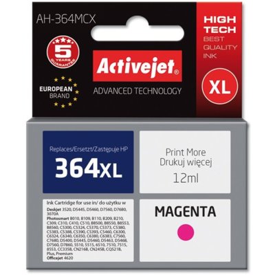 Tusz ACTIVEJET do HP 364 XL CB324EE Purpurowy 12 ml AH-364MCX
