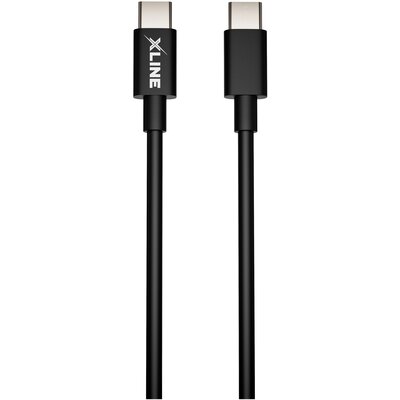 Kabel USB-C - USB-C XLINE 60W 1 m Czarny