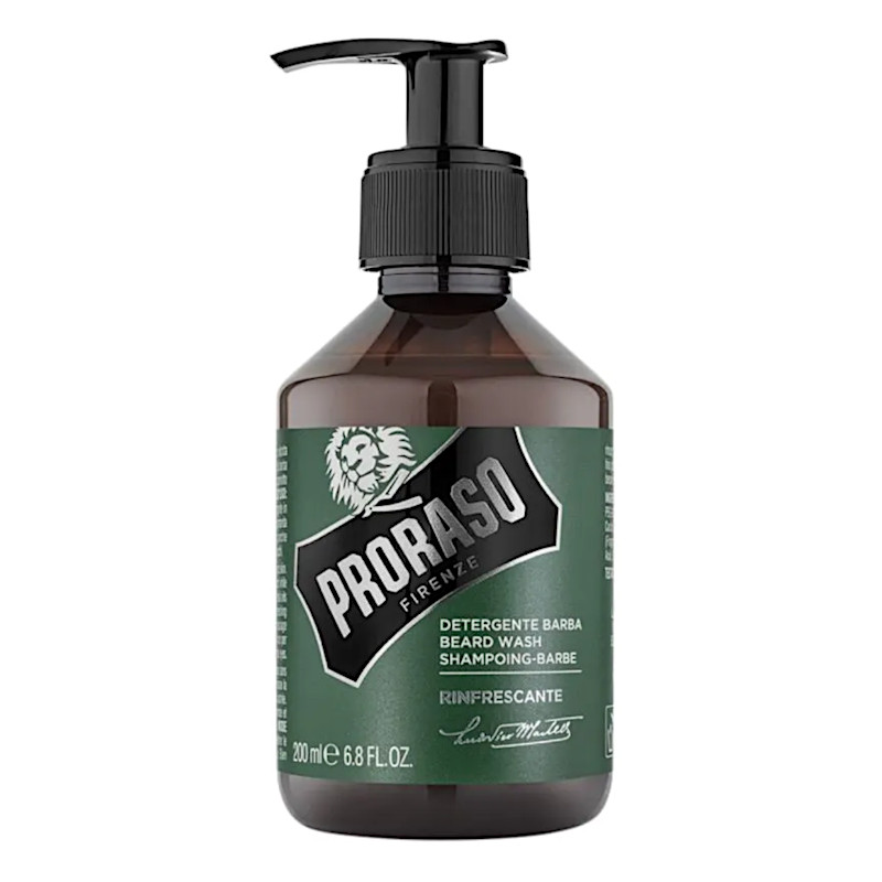 Proraso Green  szampon oczyszczający do brody, 200 ml