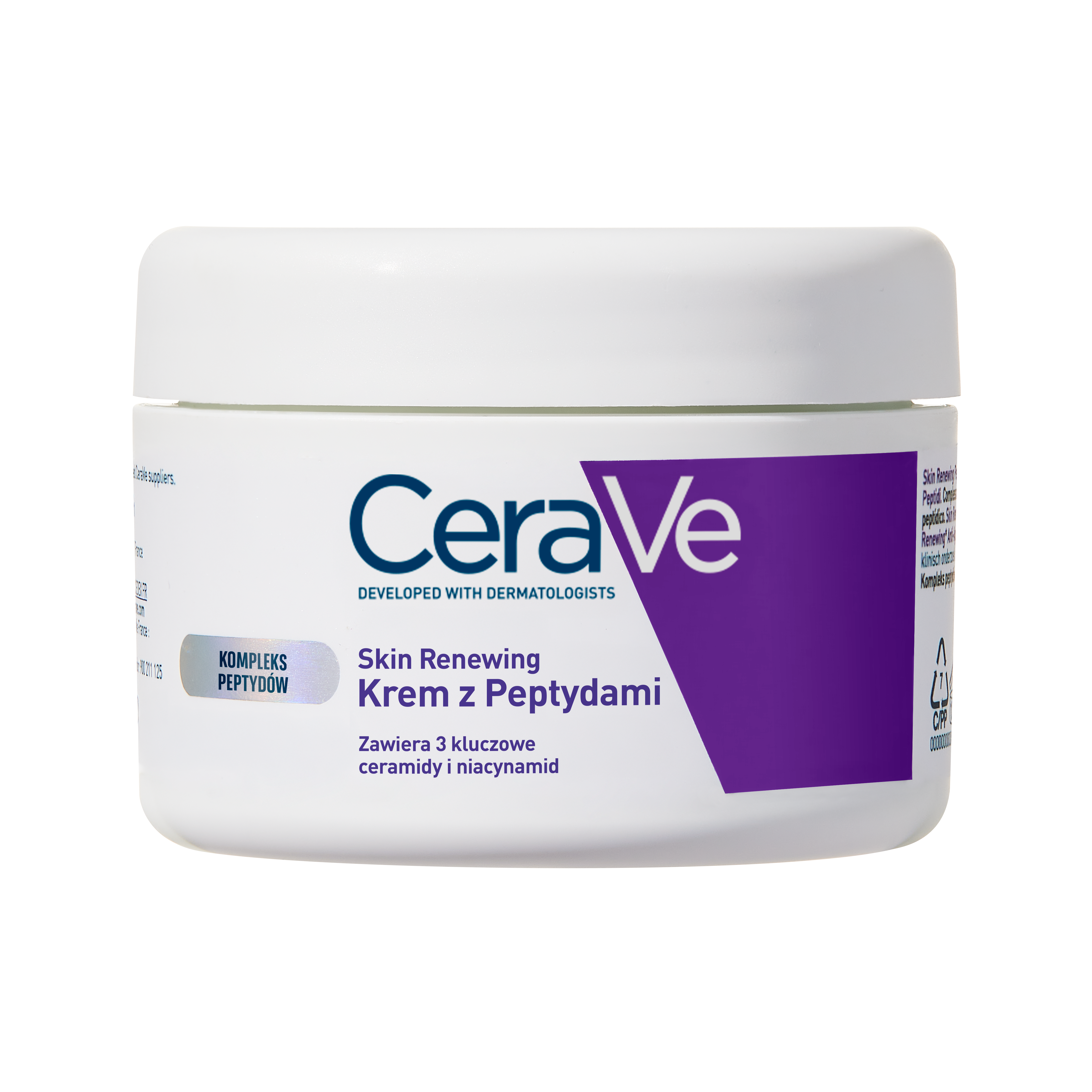 CeraVe Skin Renewing krem do twarzy z peptydami, 48 g