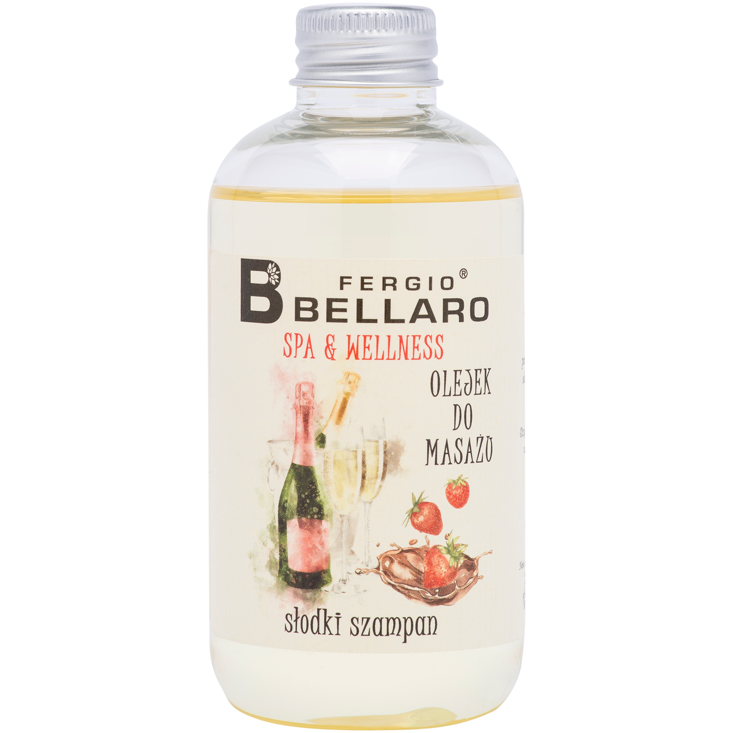 Fergio Bellaro Słodki szampan olejek do masażu ciała, 200 ml
