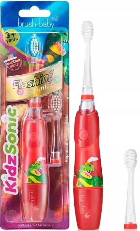 BRUSH BABY SZCZOTECZKA DLA DZIECI KIDZSONIC 3m+
