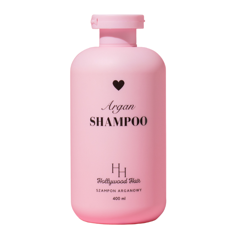 Hollywood Hair szampon arganowy do włosów, extra nawilżenie, 400 ml