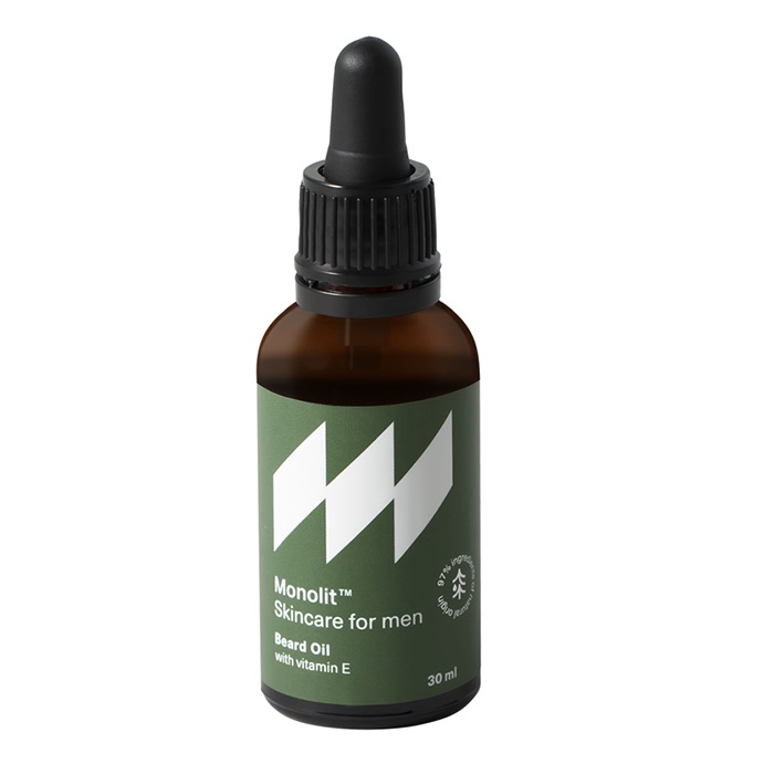Monolit Skincare For Men olejek do brody z witaminą E, 30 ml