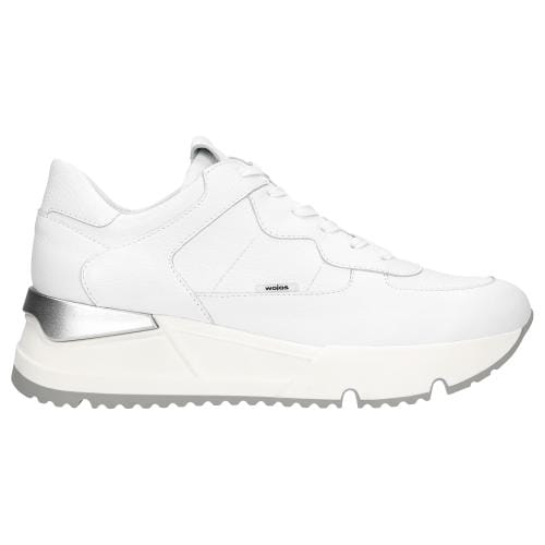 Wojas Białe Sneakersy Damskie Z Szarymi Elementami