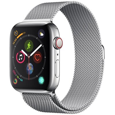 Pasek DEVIA Elegant Milanese do Apple Watch do koperty 42/44/45mm Srebrny
