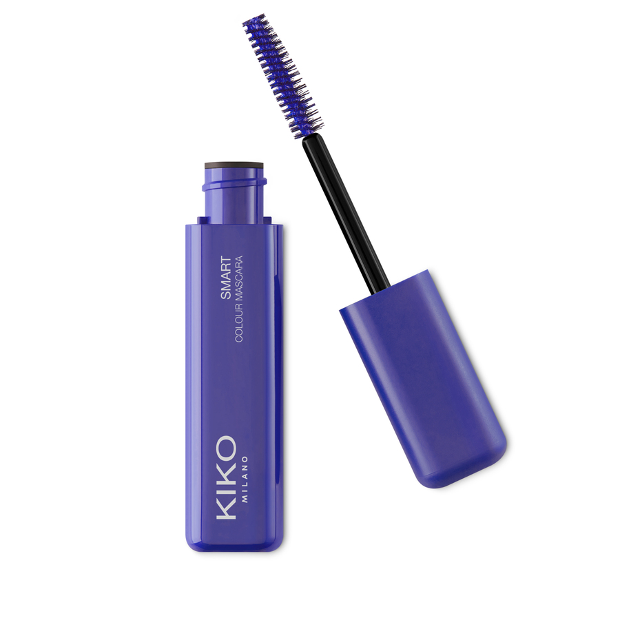 Kiko Milano Smart Colour kolorowy tusz do rzęs zapewniający panoramiczną objętość 02 Electric Blue, 8 ml